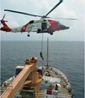 Coast Guard helicopter rescue