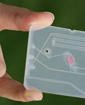 small card for diagnosing malaria