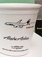 MicroGreen's Alaska Airlines cup