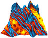 Electrical response of the newly developed organic crystal.