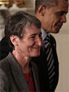 Sally Jewell with President Obama