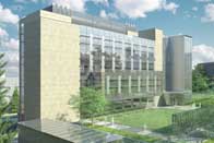 architect's rendering of future Molecular Engineering building