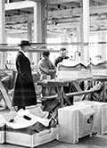 inside Boeing factory in 1922