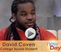video clip from program about financial aid and college success programs