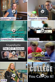 collage of DO-IT videos