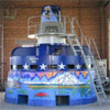 a painted Yakama Power hydroelectric generator