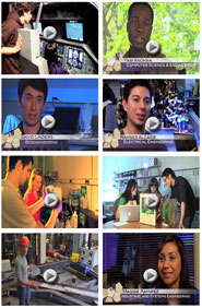 collage of Making a Difference video page