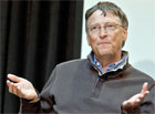 Bill Gates gestures at CSE event