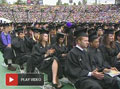 Students at 2011 commencement