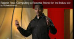 Rajesh Rao speaking at TED
