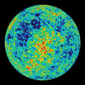 Image of cosmic microwaves