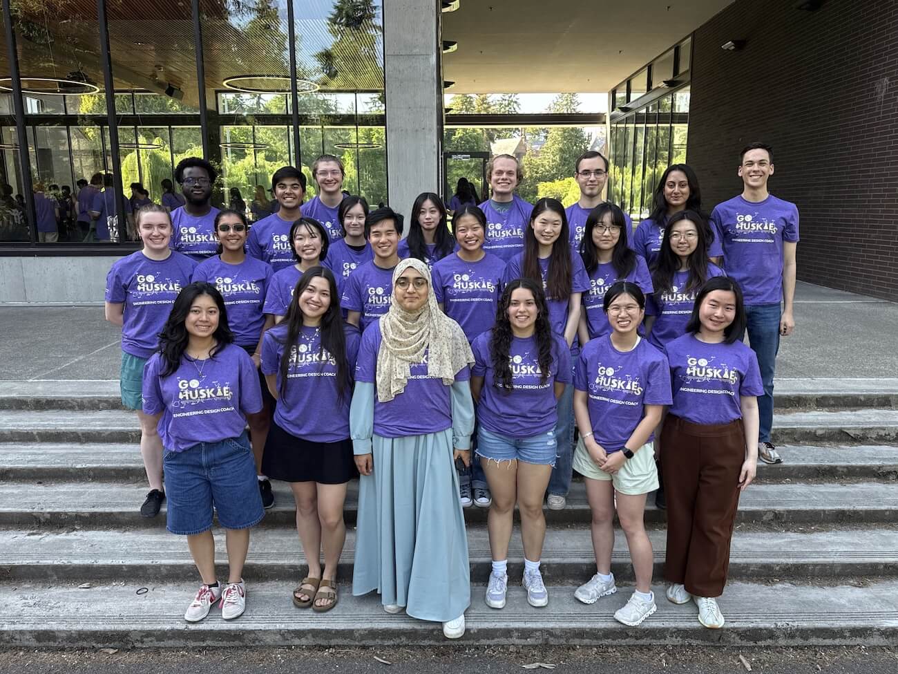 group photo of the 2025-2026 Engineering Design Coaches