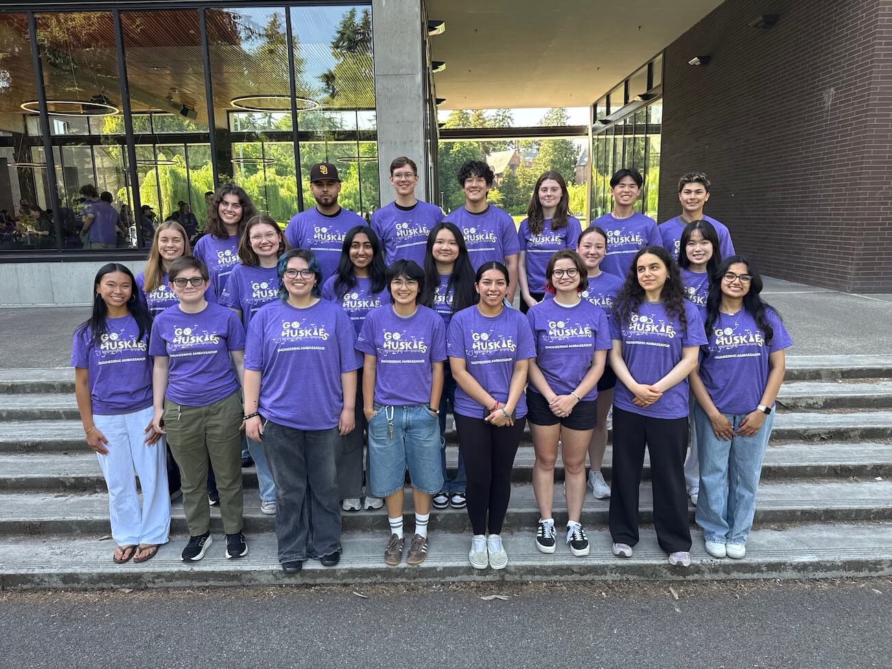group photo of the 2025-2026 Engineering Ambassadors