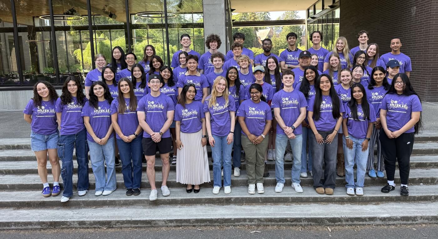 group photo of the 2025-2026 Engineering Peer Educators