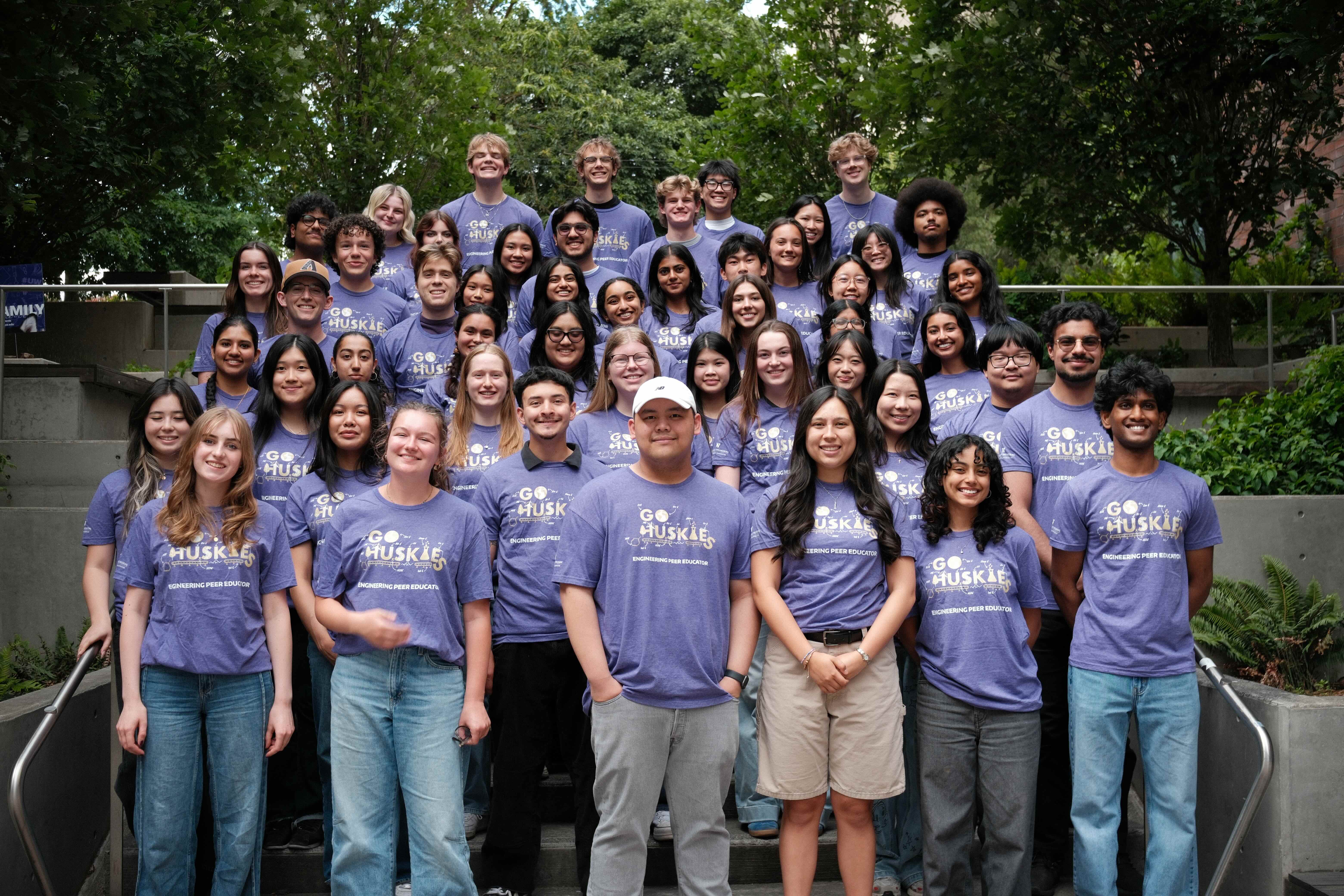 group photo of the 2026-2027 Engineering Peer Educators
