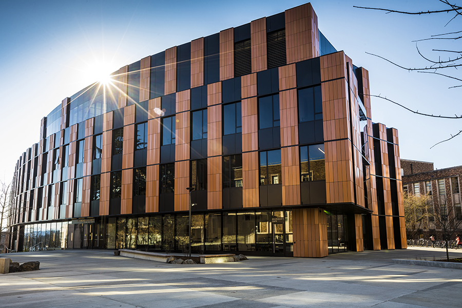 The university computer center building design.