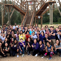 Group shot of Engineering Dean’s Scholars students