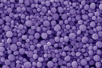 tiny balls make up the light absorbing film