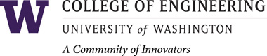 COE over UW with tagline, in purple