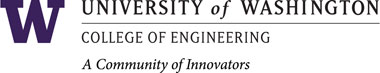 COE over UW with tagline, in purple
