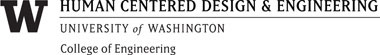 hcde logo, with UW and CoE, in black
