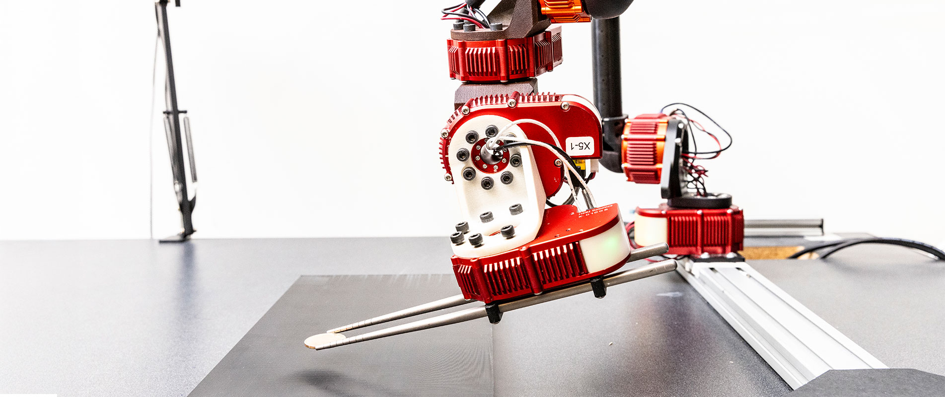 Robot holding chopsticks