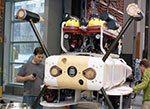 the Millennium Falcon underwater robot