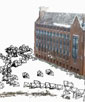 a reconstruction of the UW Electrical Engineering building