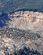 aerial image of Oso landslide. Photo: Weldon Wilson, Washington State Patrol
