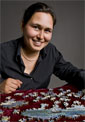 Maya Gupta with one of her puzzles