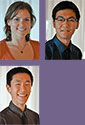 thumbnail images of the three UW Engineering Bonderman fellows