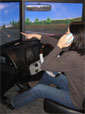 Linda Ng Boyle in auto simulator