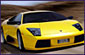 yellow Lamborghini supercar