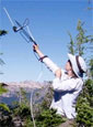 launching a tennis ball temp. sensor