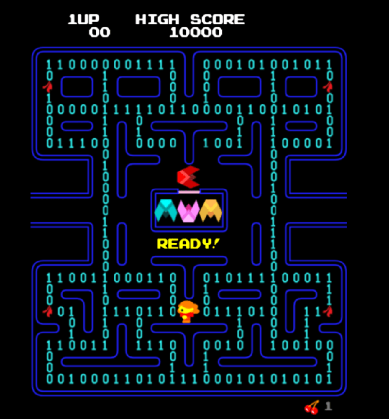 screenshot of pacman