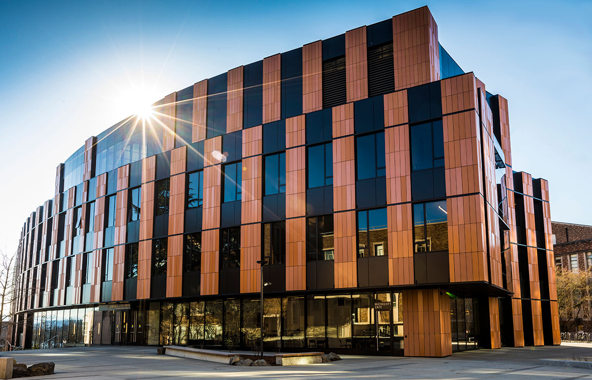 exterior of the Gates Center