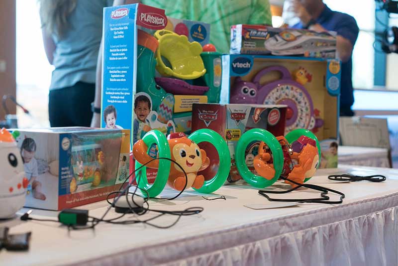 photo of table full of toys