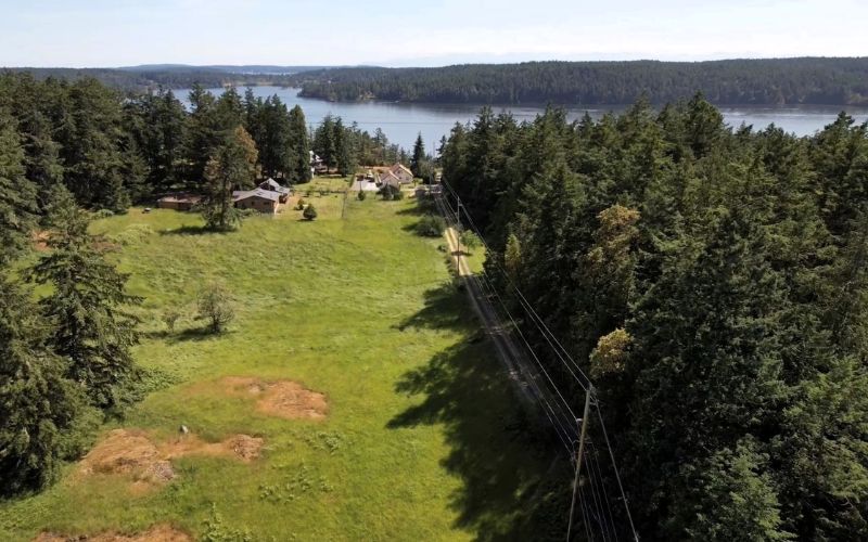 Aerial photo of rural area taken by Voltair drone