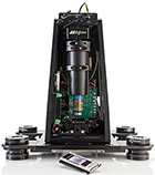 Autoscope, a low-cost, portable and automated device for diagnosing malaria.