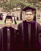 photo, Varanasis at graduation in 1968