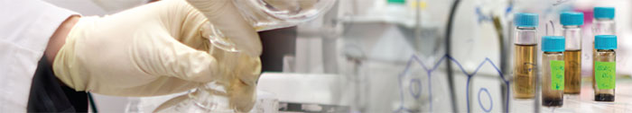 closeup of lab equipment