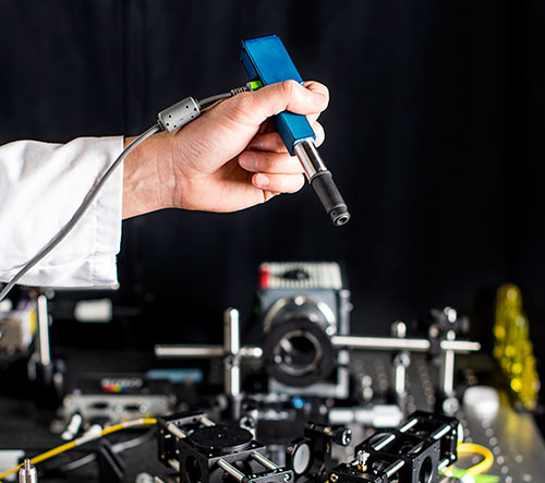 pen-sized microscope for use in doctor's offices and surgery