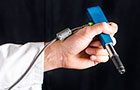 pen-sized microscope being developed to
ID cancer cells in doctor’s offices and operating rooms