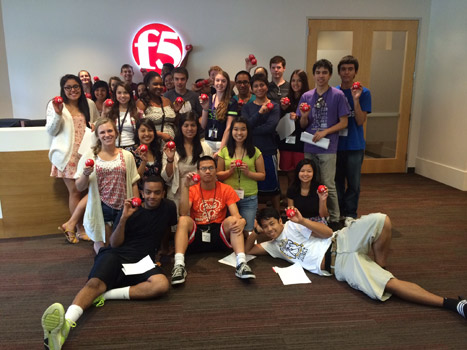 Math Academy visits F5 networks! Thanks for the amazing experience, F5!