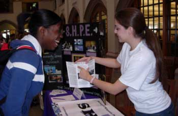 students laughing, sharing info students laughing, sharing info