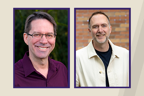 Brian Curless and Jeffrey Heer headshots