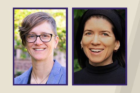 Kate Starbird and Cecilia Aragon headshots