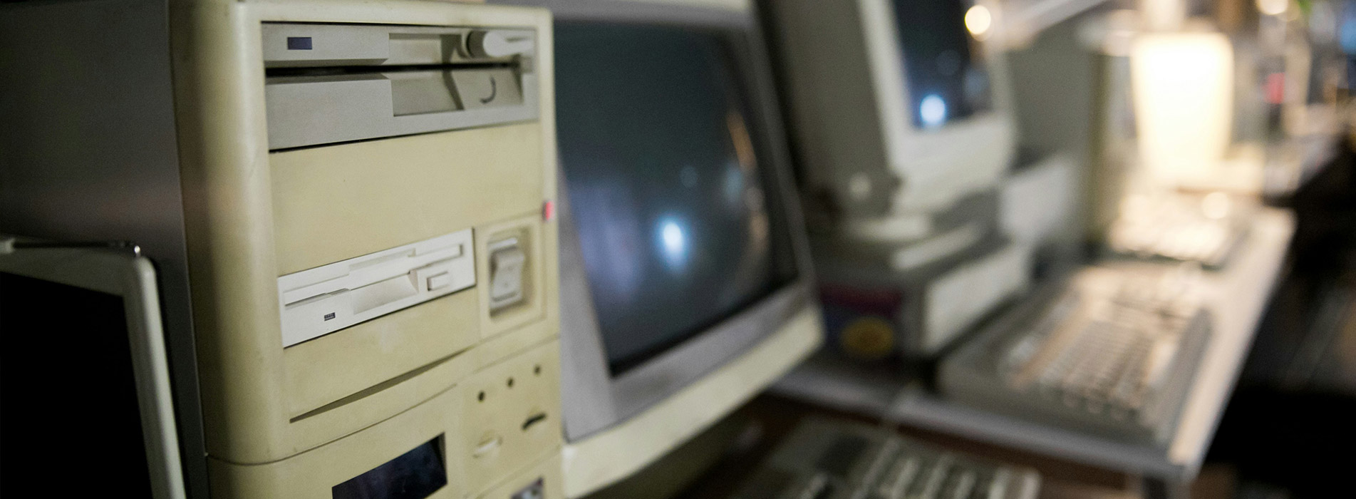 Vintage desktop computers