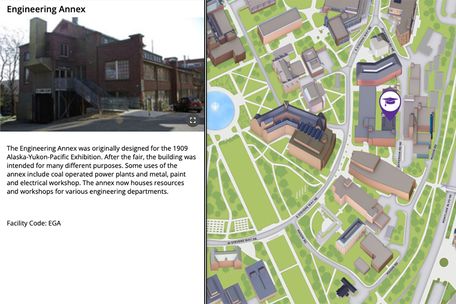 Engineering Annex from UW Map