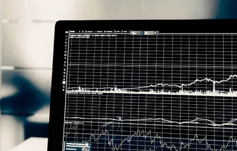 a graph on a computer screen